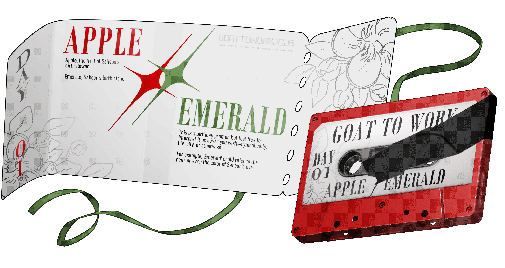 Day 1 - Apple/Emerald Day 1 - Apple/Emerald